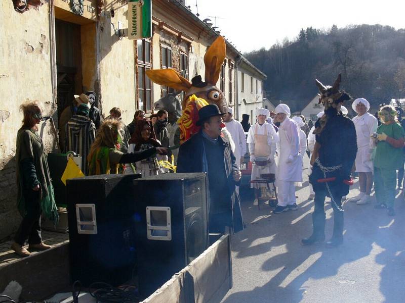 V Železnici také slavili dobu masopustu.