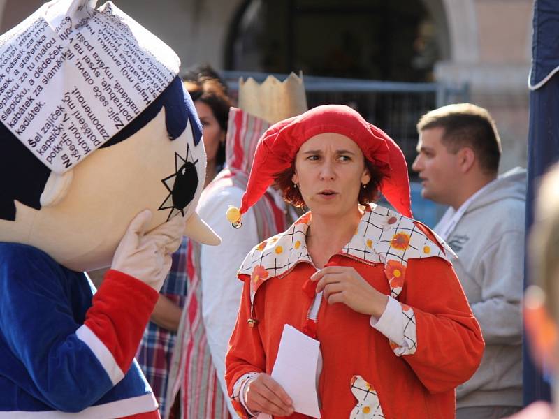 Ze zahájení festivalu Jičín - město pohádky.