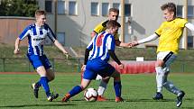 Z duelu krajského přeboru Jičín - Chlumec nad Cidlinou (4:0).