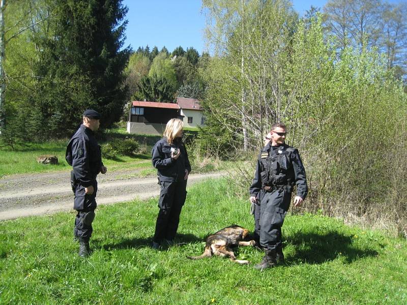 Policisté kontrolovali chatovou oblast Jinolic.