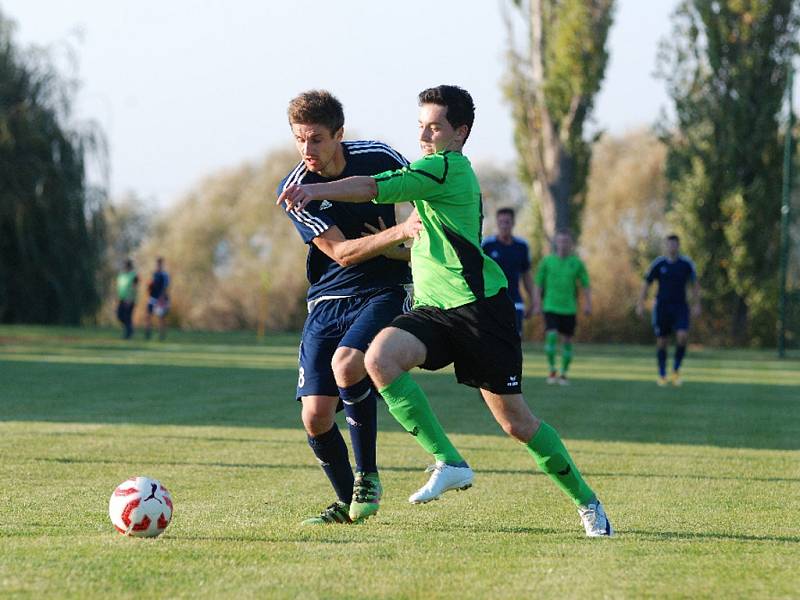 Krajský přebor fotbalistů: Sobotka - Lázně Bělohrad.