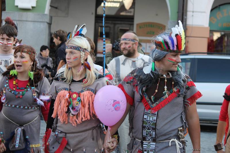 Ze zahájení festivalu Jičín - město pohádky.