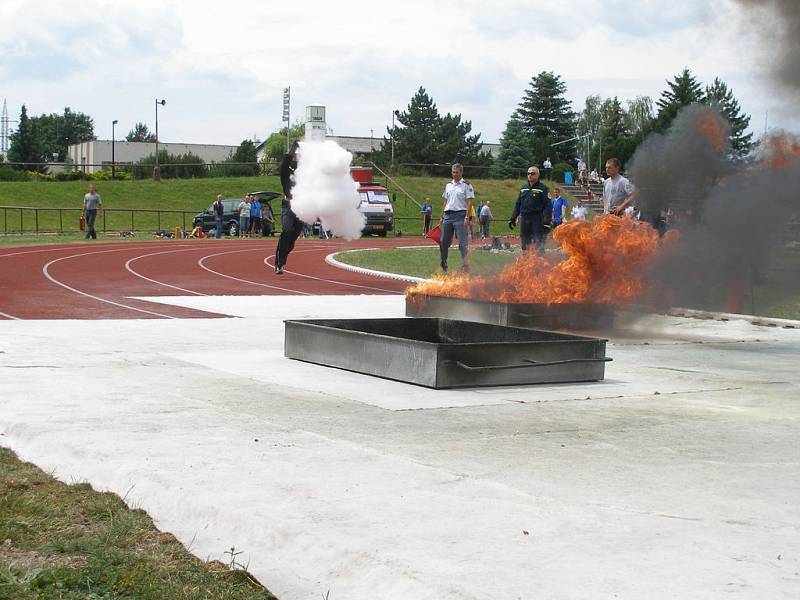 Štafeta 4 x 100 metrů.