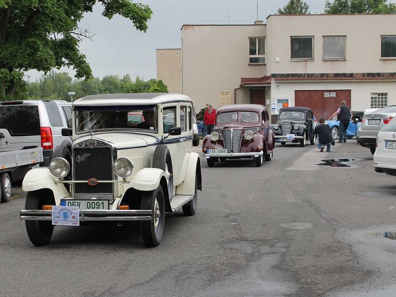 Veteránem Českým rájem 2012 - v jičínském kempu.