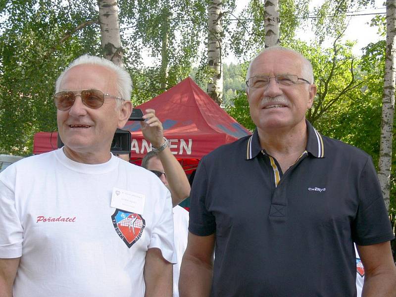 Václav Klaus v Dřevěnici.