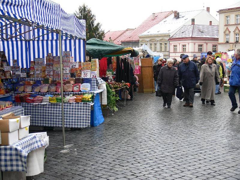 Z jičínských sobotních trhů.