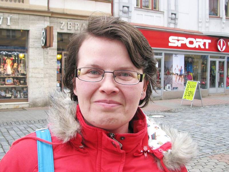 Ilona Kyselová, Jičín: Já zatím vůbec nevím, kde strávím poslední den v roce. Opravdu netuším, ale určitě bych chtěla spíše mezi lidi, někam do společnosti