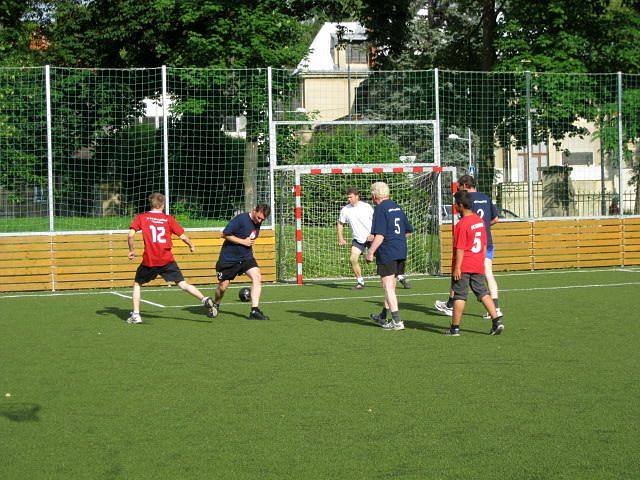 Fotbal hořických radních s klubem Pohoda.