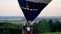 Balon přistál na Krchově.