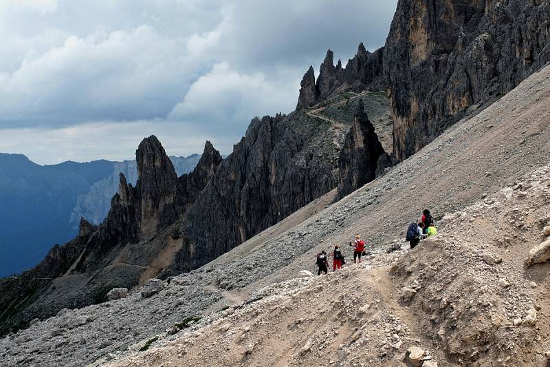 Z cesty do Dolomit.