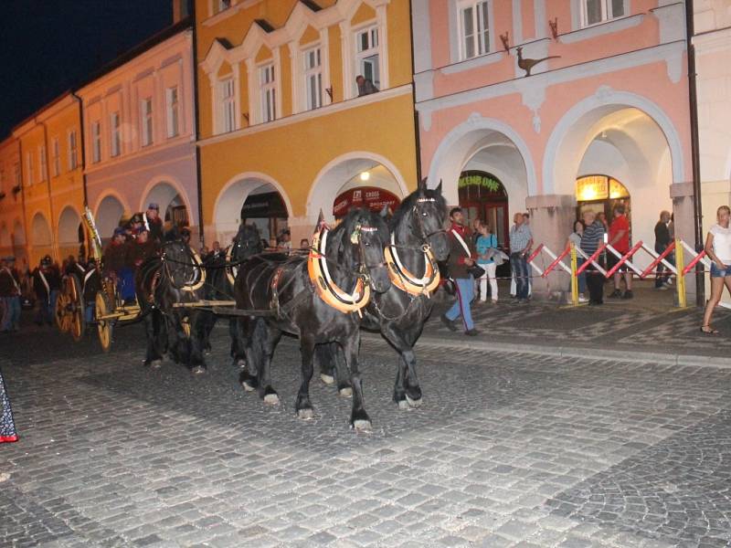 Připomínka bitvy roku 1866 v Jičíně.