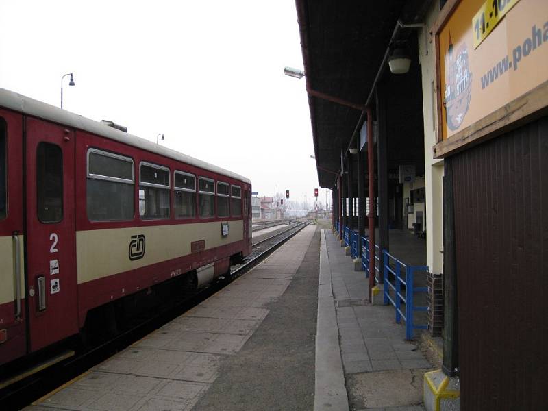 Jičínské nádraží.