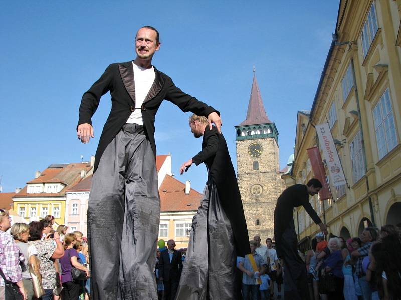 Ze zahájení jičínského pohádkového festivalu.