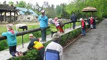 Z výletu dětí ostruženské mateřinky do liberecké ZOO.