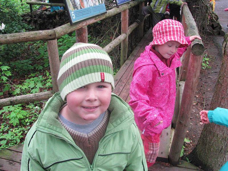 Z výletu dětí ostruženské mateřinky do liberecké ZOO.