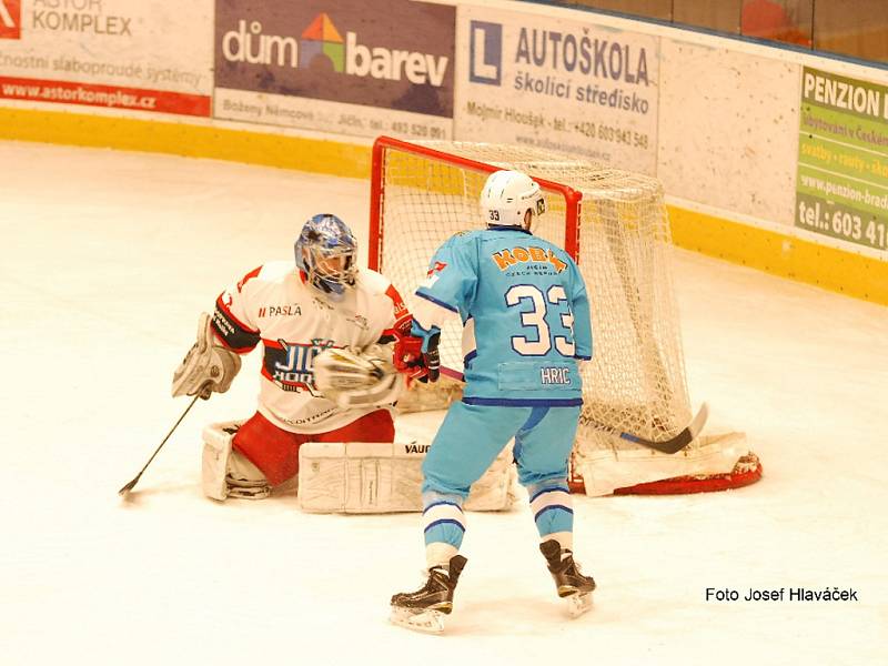 Okresní derby HC Jičín – BK Nová Paka.