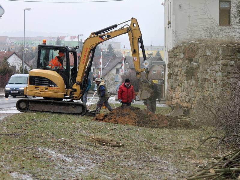 Zahájení prací na výstavbě kanalizace v Sedličkách.