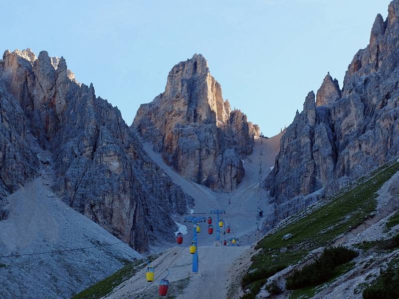 Výprava do Dolomit.