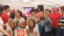 Jičínský Food festival v zámeckém parku.