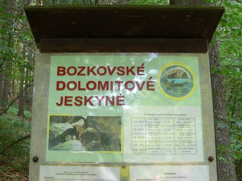 Z návštěvy Bozkovských dolomitových jeskyní.