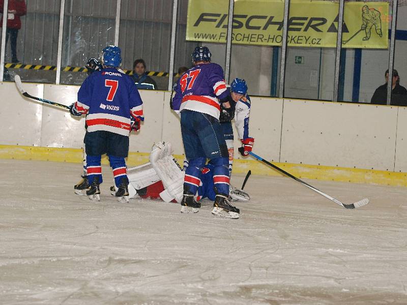 Utkání HC Jaroměř - HC Jičín.