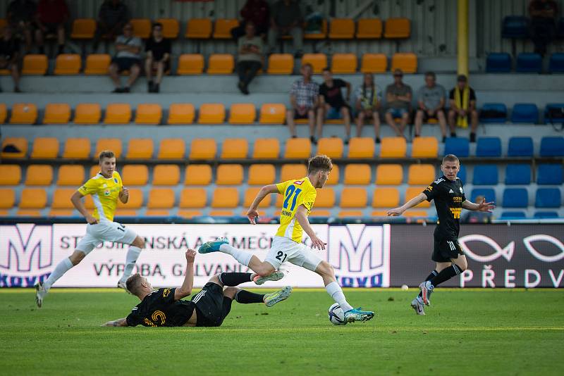 Fotbalové utkání 1. kola FNL mezi FC Vysočina Jihlava a FK Vansdorf.