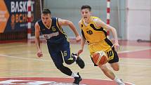 Utkání basketbalové 1. ligy mezi BC Vysočina a BK Opava B.