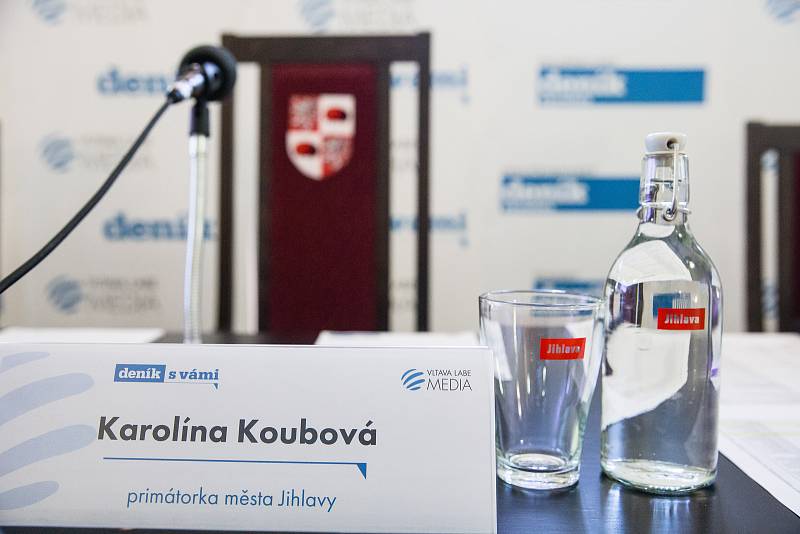 Setkání Deníku s primátorkou Jihlavy Karolínou Koubovou proběhlo 5. února v Jihlavě.