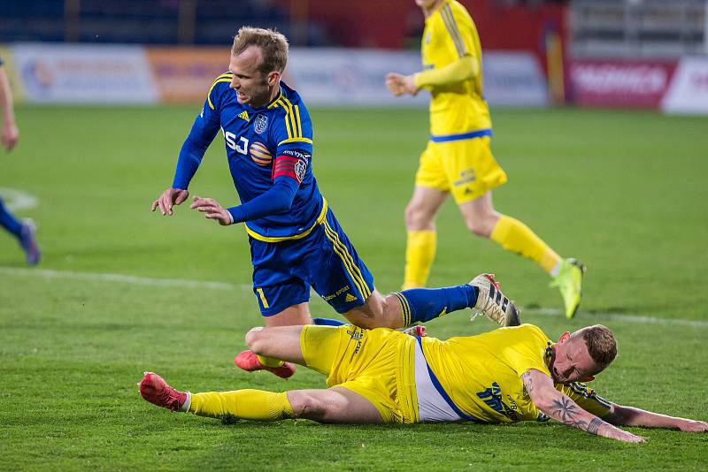 Utkání 21. kola FNL mezi FC Vysočina Jihlava a FK Varnsdorf.