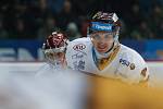 Zápas 41. kola hokejové extraligy mezi HC Dukla Jihlava a HC Sparta Praha.