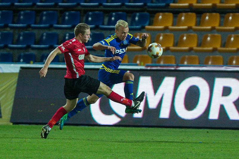 Utkání 11. kola FNL mezi FC Vysočina Jihlava a MFK Chrudim.