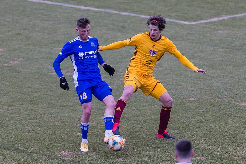 Přípravné utkání mezi FC Vysočina Jihlava a FK Dukla Praha.