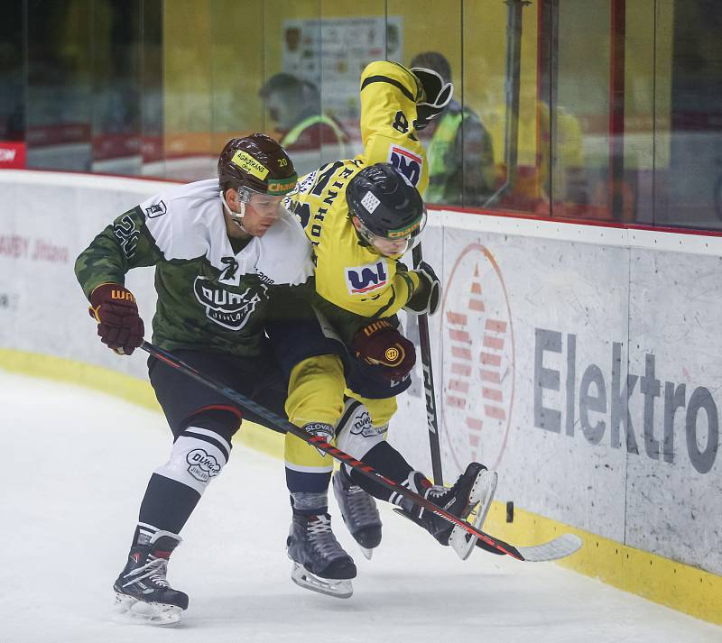 Utkání 22. kola Chance ligy mezi HC Dukla Jihlava a HC Slovan Ústí nad Labem.