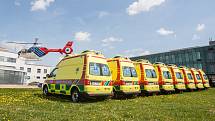 Zdravotnická záchranná služba Kraje Vysočina nakoupila osm nových sanitních vozů.