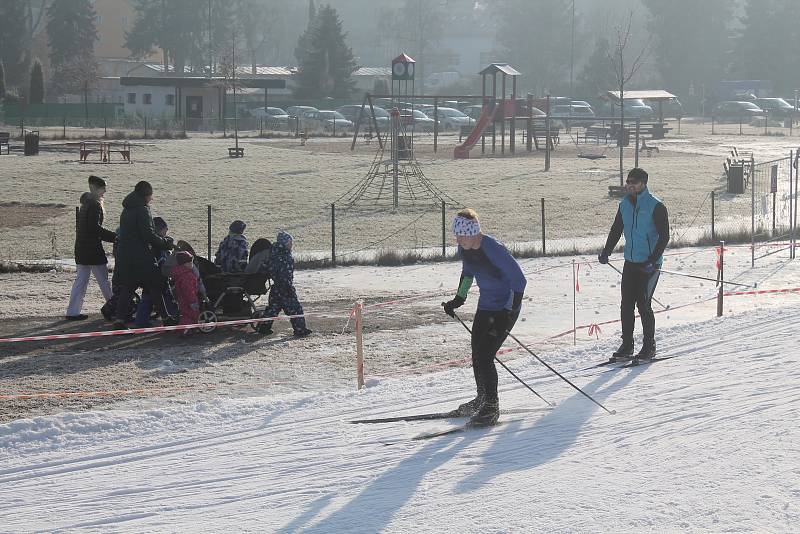 Od poloviny ledna mají běžkaři v Jihlavě k dispozici okruh dlouhý 660 metrů.