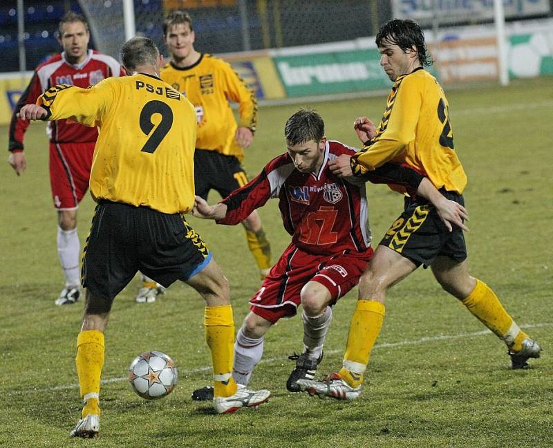 Z utkání FC Vysočina Jihlava proti FK Ústí nad Labem.