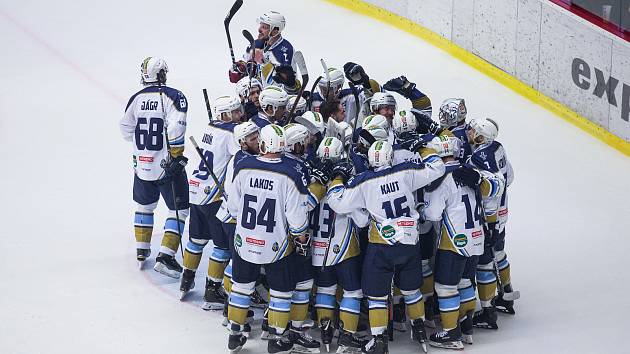 Pátý zápas semifinále play off první hokejové ligy mezi týmy HC Dukla Jihlava a Rytíři Kladno.