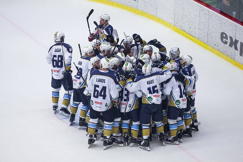 Pátý zápas semifinále play off první hokejové ligy mezi týmy HC Dukla Jihlava a Rytíři Kladno.