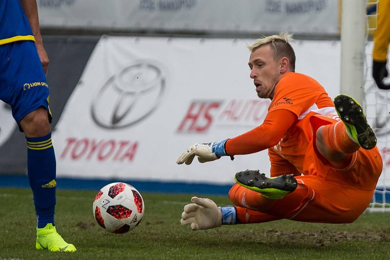 Utkání 19. kola FNL mezi FC Vysočina Jihlava a Sokolov.