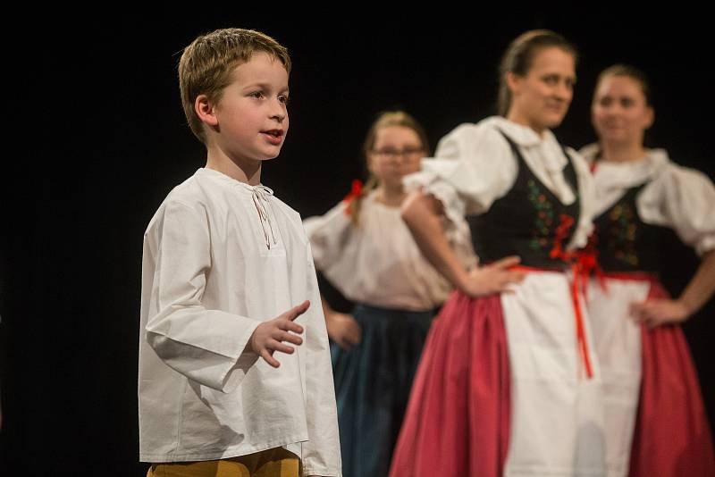 Postupová přehlídka dětských folklórních souborů z kraje Vysočina.