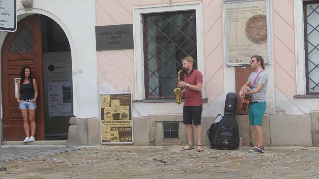 Pátek patřil v Jihlavě pouličním umělcům.