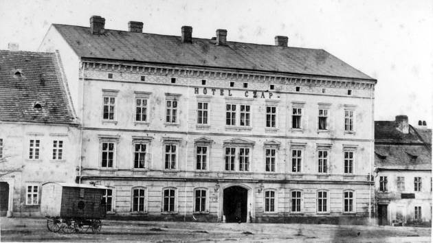 Hotel Czap před rokem 1900.