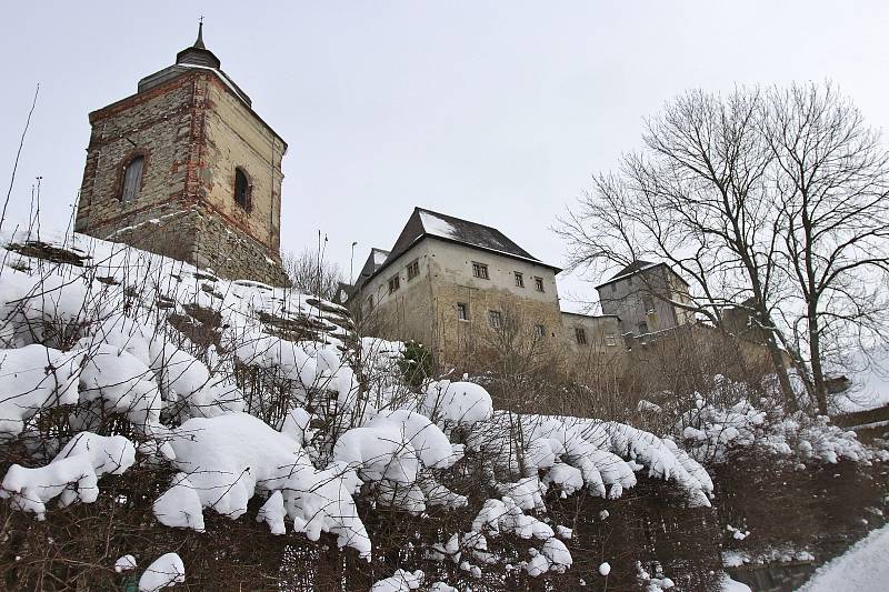 Hrad v Lipnici nad Sázavou.