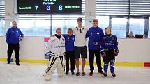 David Rittich na Mezinárodní česko-finské hokejové škole.