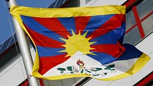Tibetská vlajka. Ilustrační foto.