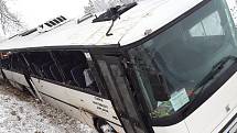 Nehoda autobusu na Jihlavsku. Ilustrační foto.