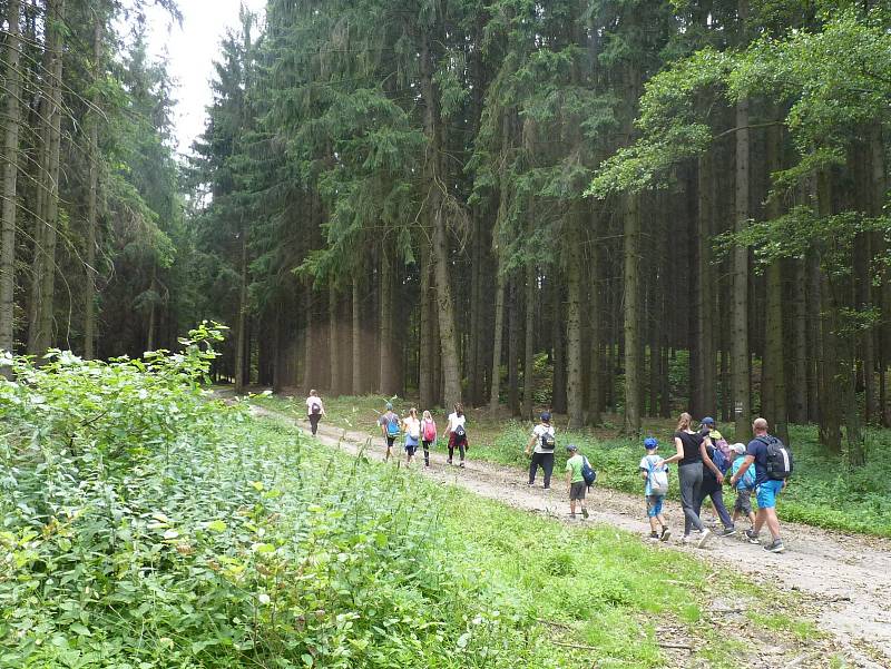 Celodenní výlet po turistických značkách, i to je tradiční náplň letních táborů pro děti.