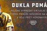 Dukla chce vyprodat virtuální stadion ve prospěch seniorů.