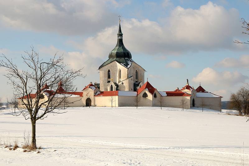 Poutní kostel sv. Jana Nepomuckého na Zelené hoře.