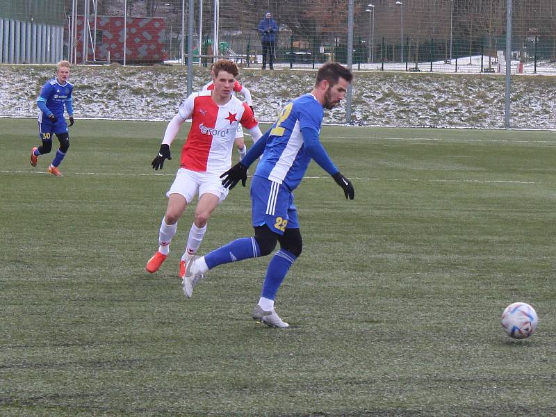 V přípravném utkání porazila jihlavská Vysočina béčko pražské Slavie 2:1 (1:1).